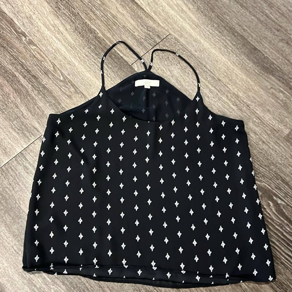 Beautiful LOFT dressy cami with racer back, L
